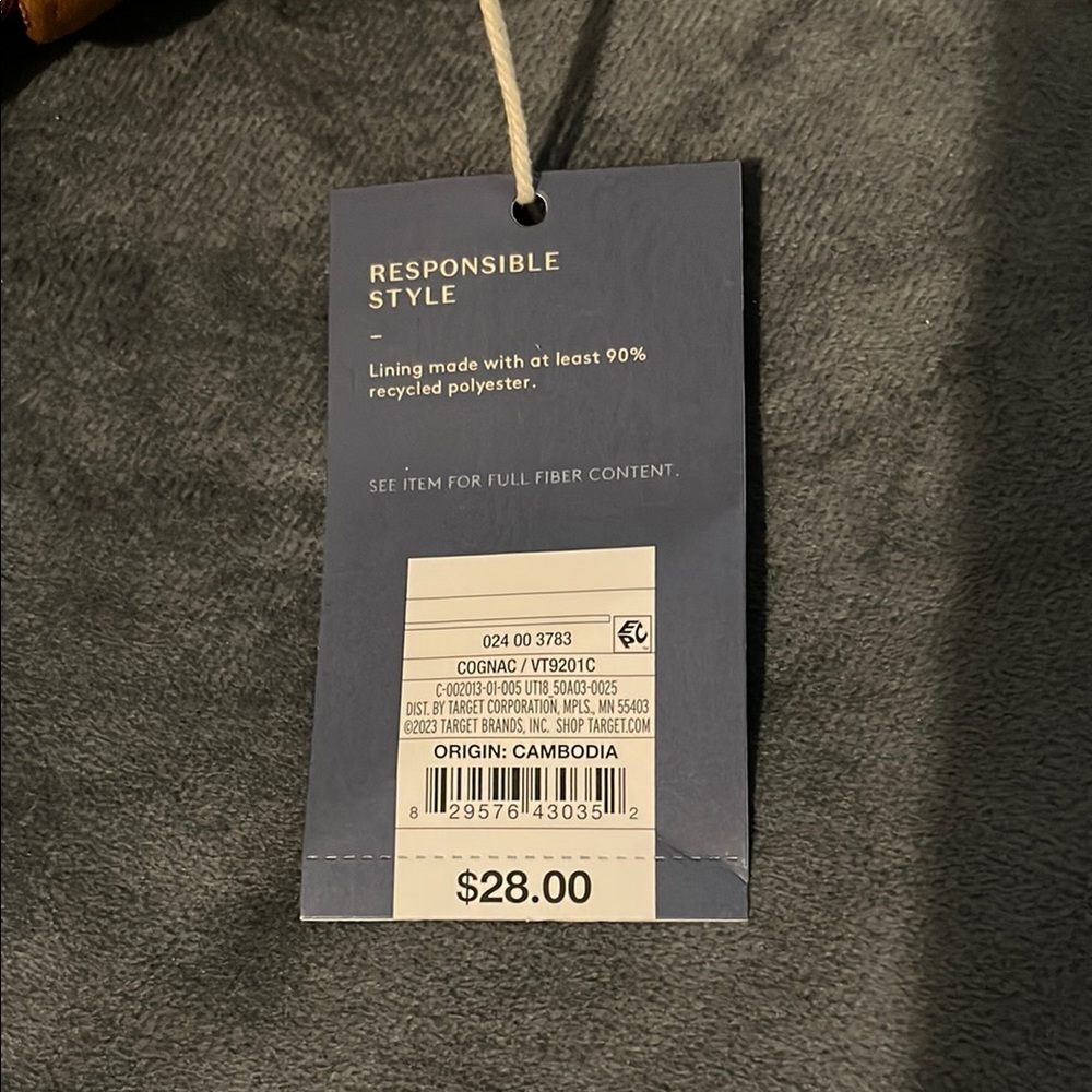 Universal Thread Brown Leather Backpack Purse - N… - image 3